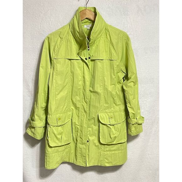 UBU Women's Green Full Zip Mid-Length Jacket Size L - Picture 2 of 16